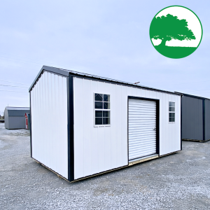 10' x 20' Metal "Side Utility w/ Roll-Up"