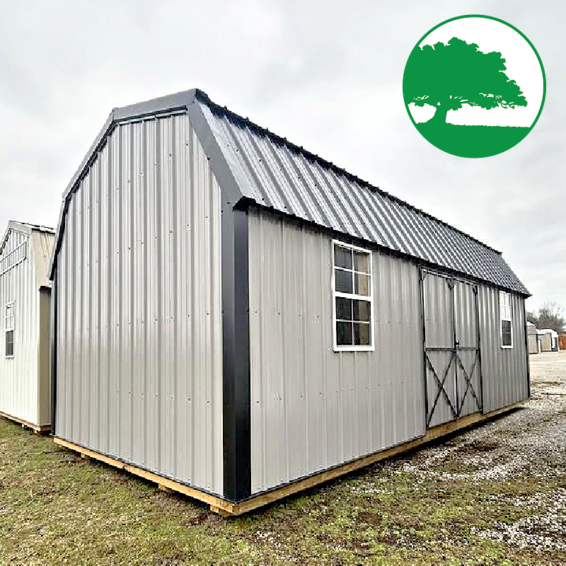 12' x 24' Metal "Side Loft Barn"