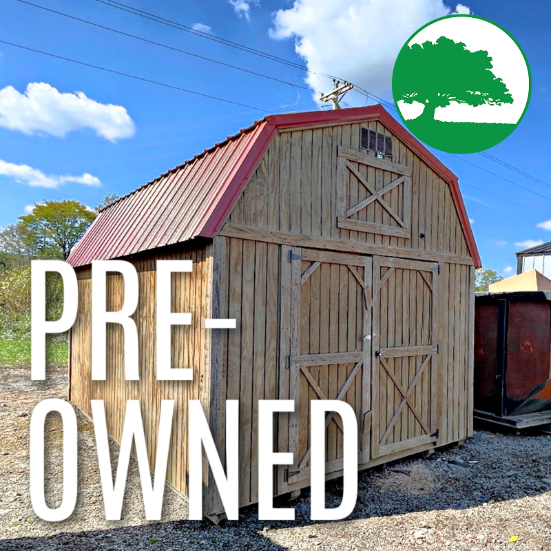 PRE-OWNED 10' x 16' Treated "Lofted Barn"