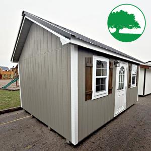 12' x 16' Finished "Lancaster / Side Utility"