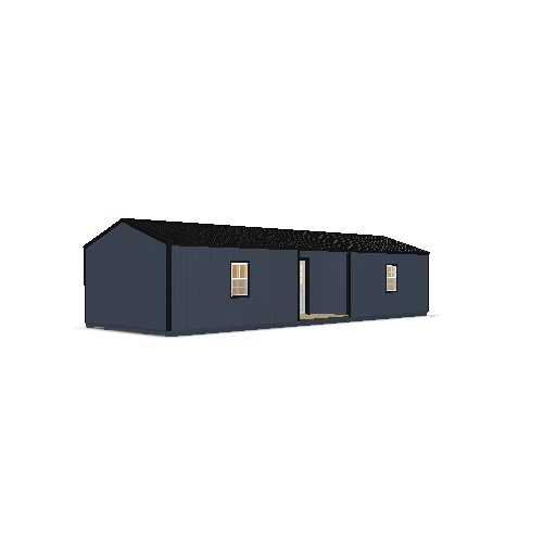 Cottage with Middle Porch 14 x 40