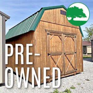 PRE-OWNED 10' x 16' Treated "Lofted Barn"