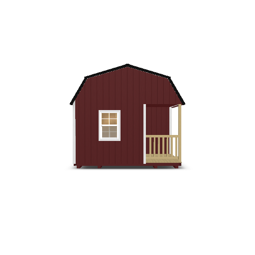 Lofted Cottage with Corner Porch 12 x 20 - Image 2