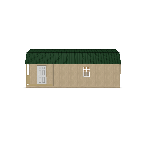 Lofted Cottage with Corner Porch 14x28 - Image 5