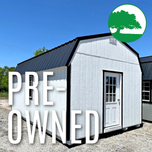 PRE-OWNED 12' x 20' Painted "Lofted / Cabin"