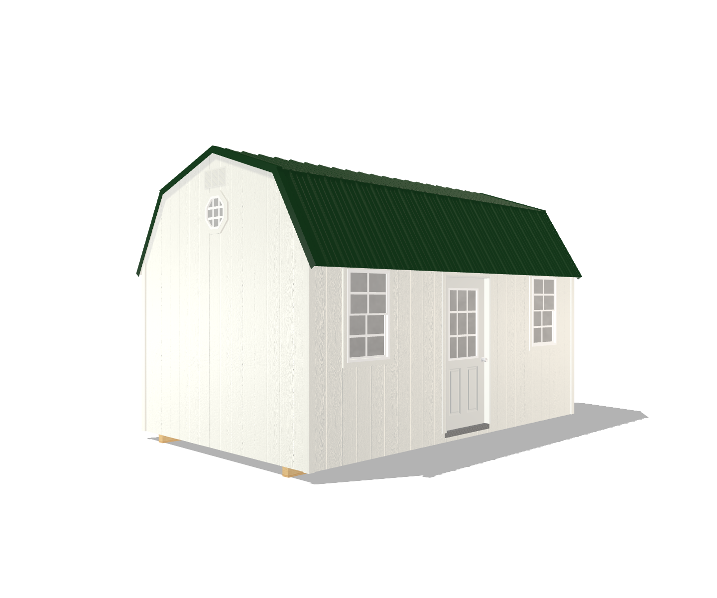 Side Lofted Barn 10x16