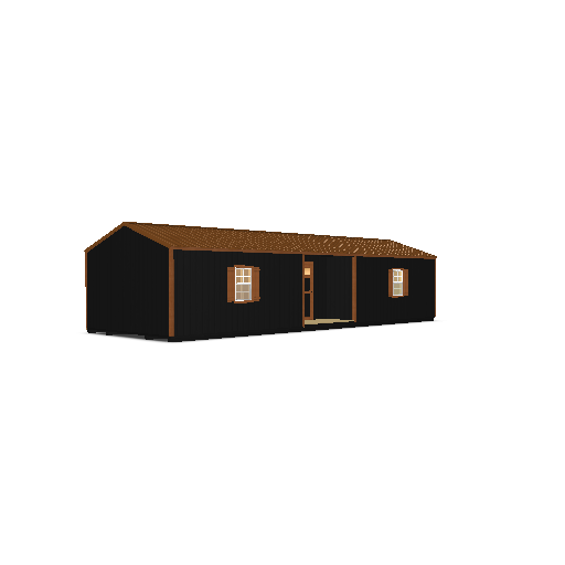 Cottage with Middle Porch 14x40