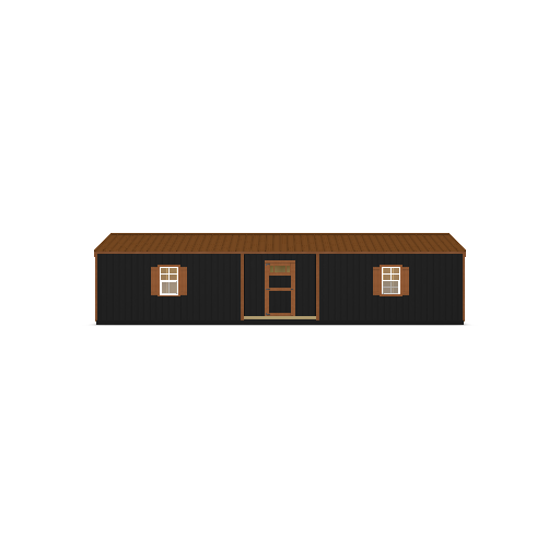 Cottage with Middle Porch 14x40 - Image 5
