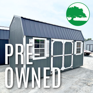 PRE-OWNED 10' x 16' Painted "Side Lofted Barn"