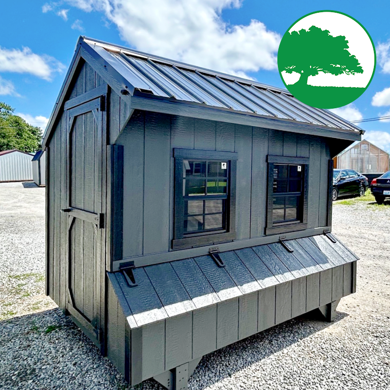 5' x 8' Painted "Quaker Coop"