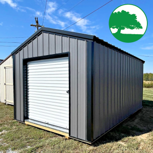 10′ x 16′ Metal “Utility w/ Roll-Up” *AG*