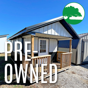 PRE-OWNED 10' x 16' Metal "Cabin"